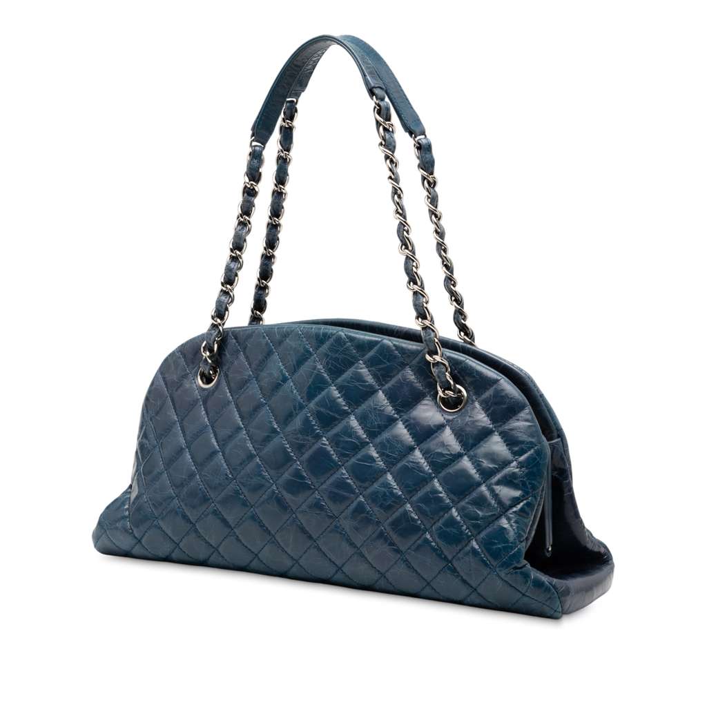 Chanel Medium Aged Calfskin Just Mademoiselle Bowling Bag - 2