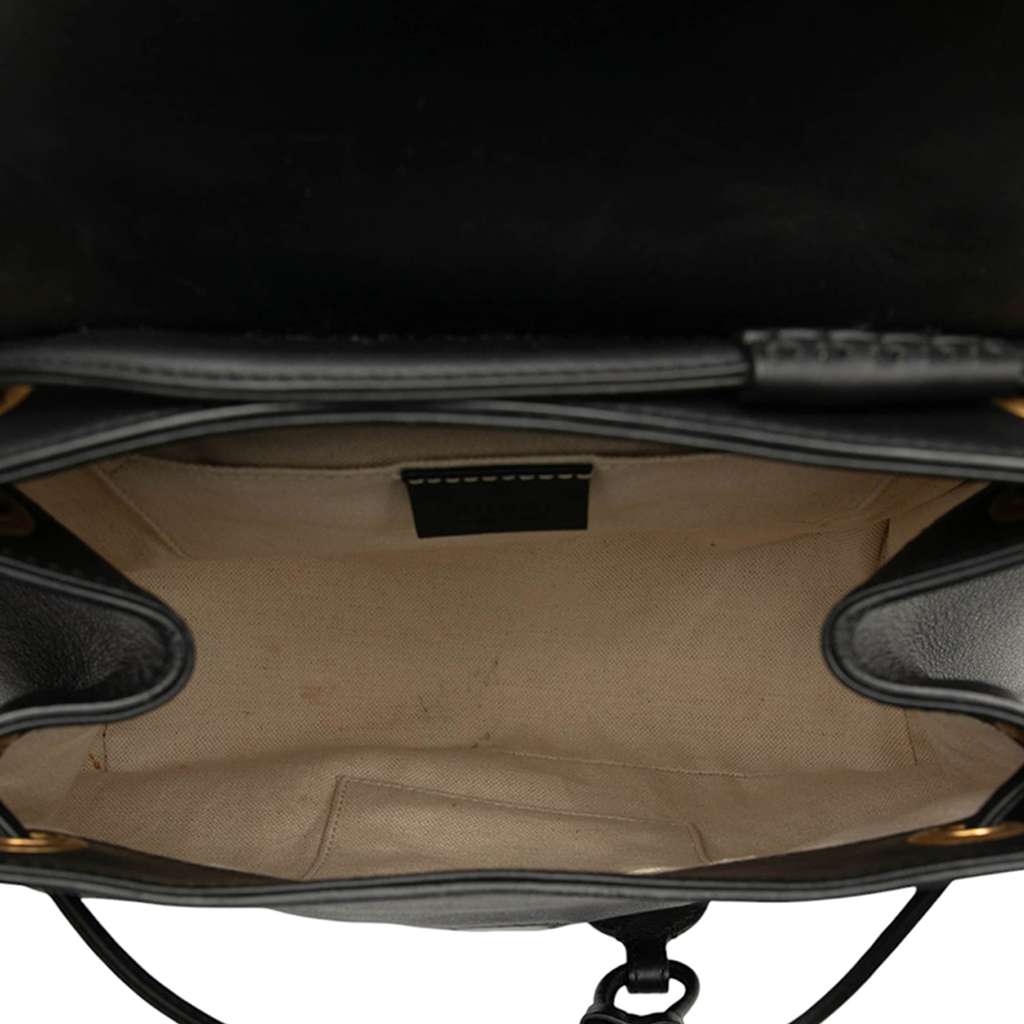 Gucci GG Marmont Leather Web Heart Backpack - 4