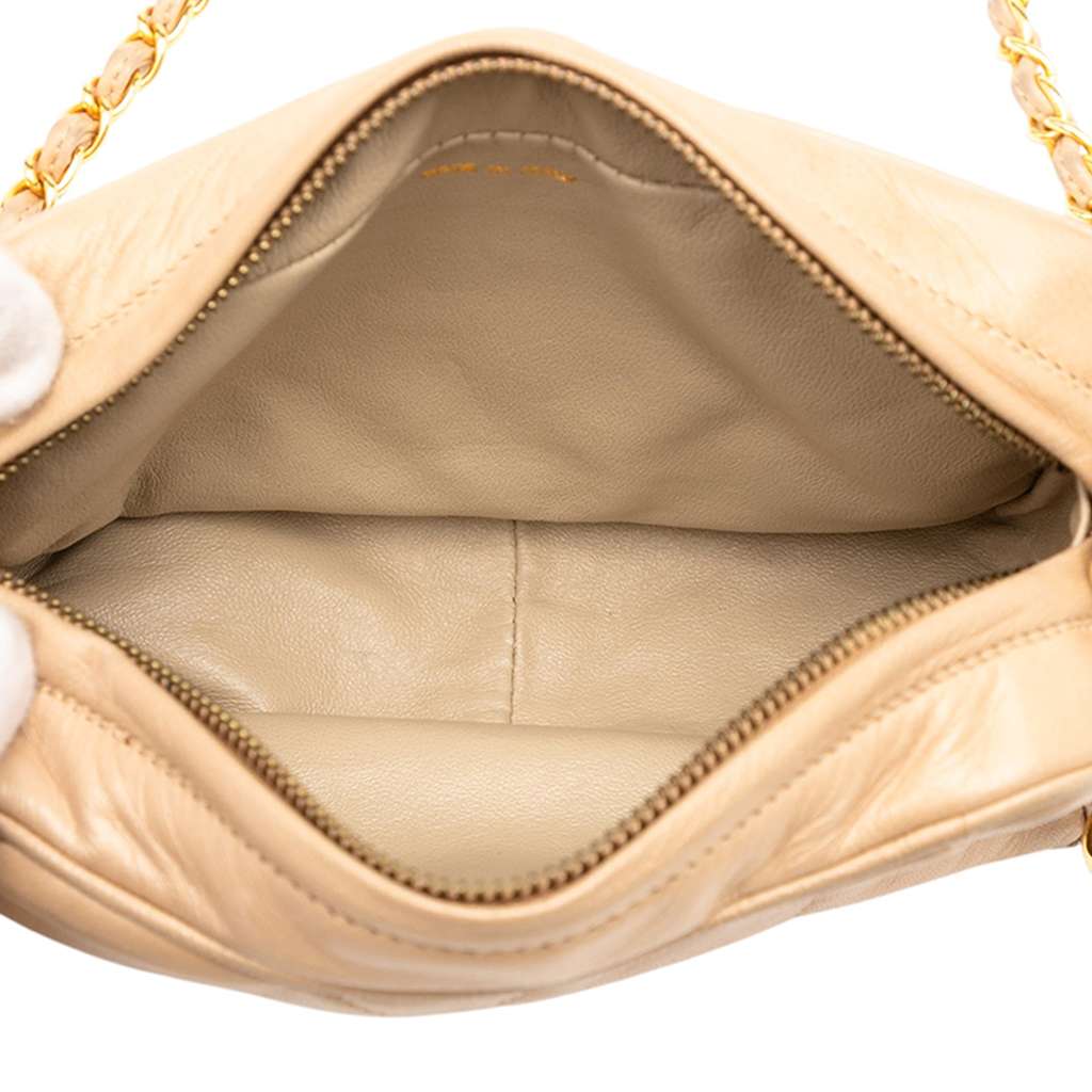 Chanel CC Quilted Lambskin Tassel Camera Bag - 4