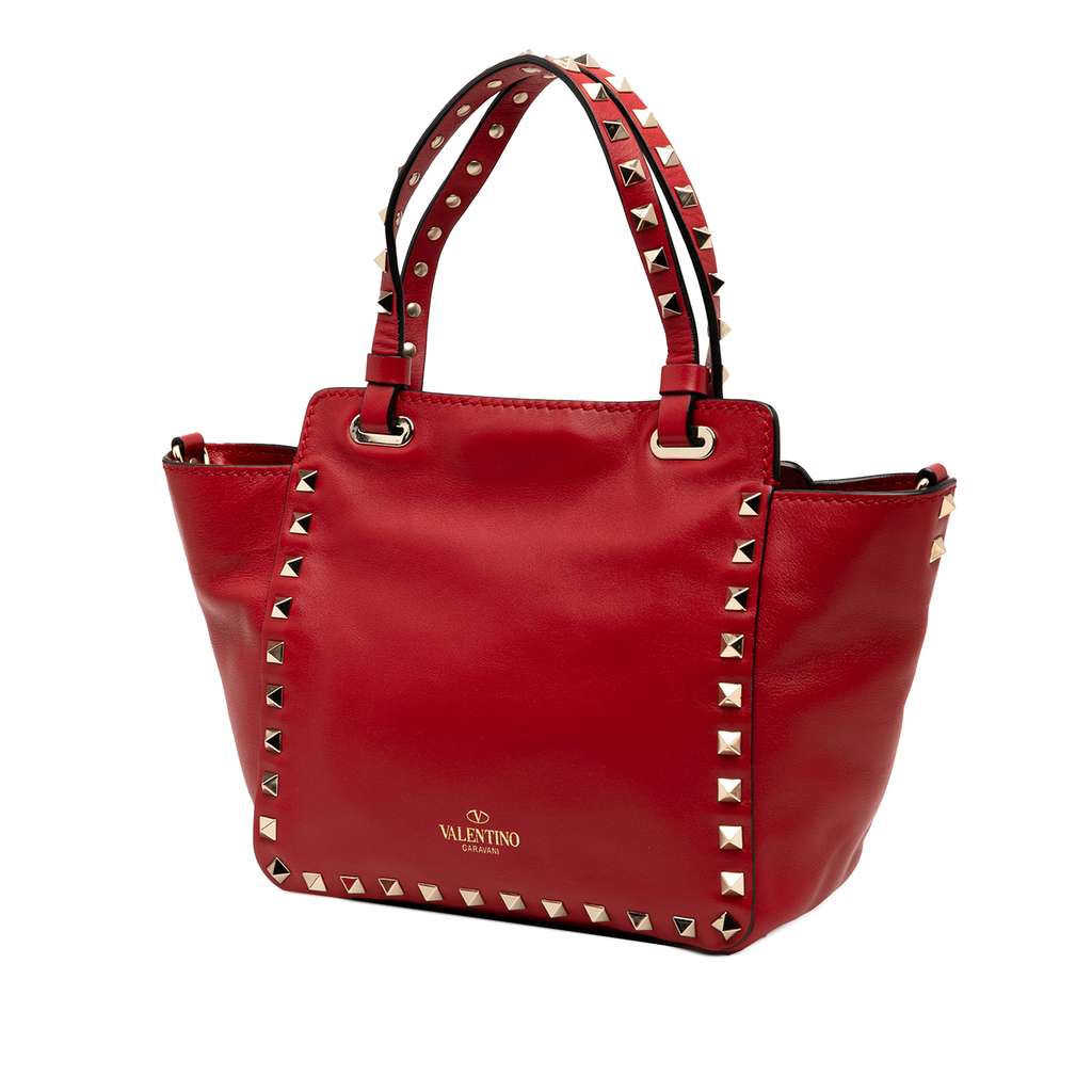 Valentino Mini Leather Rockstud Satchel - 2