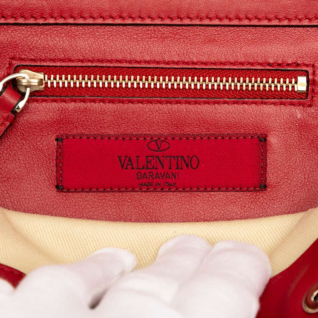 Valentino Mini Leather Rockstud Satchel - 5