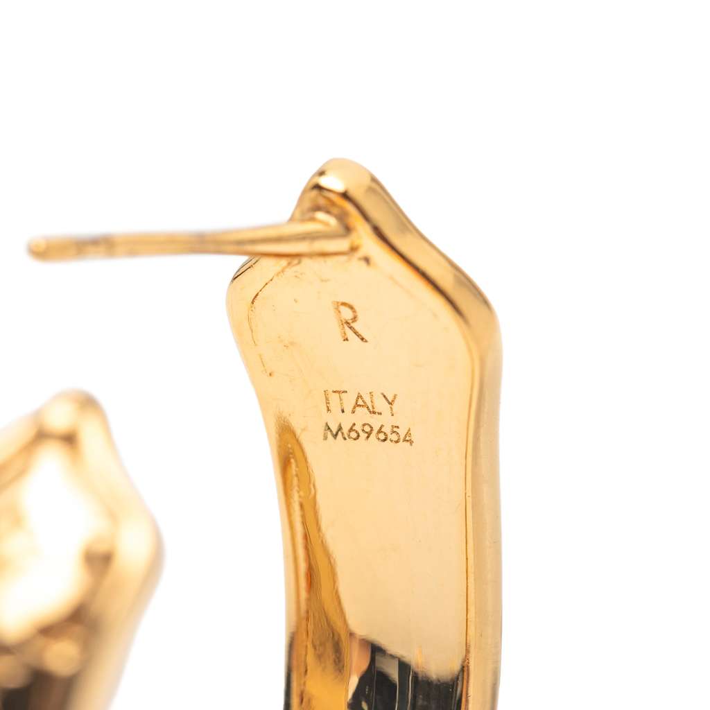 Louis Vuitton Gold Plated Nanogram Sweet Dreams Hoop Earrings - 4