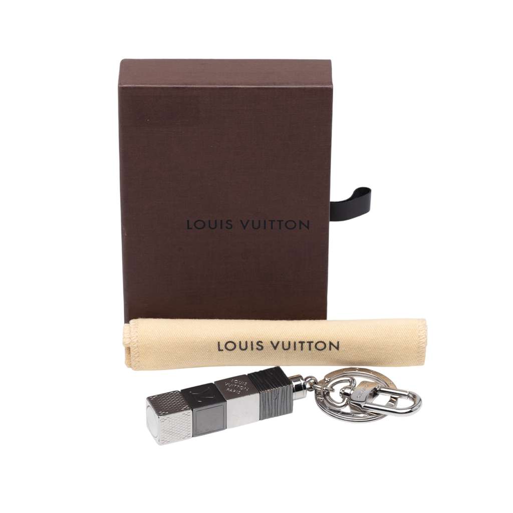 Louis Vuitton Silver Plated Porte Cles Cube Key Holder - 5