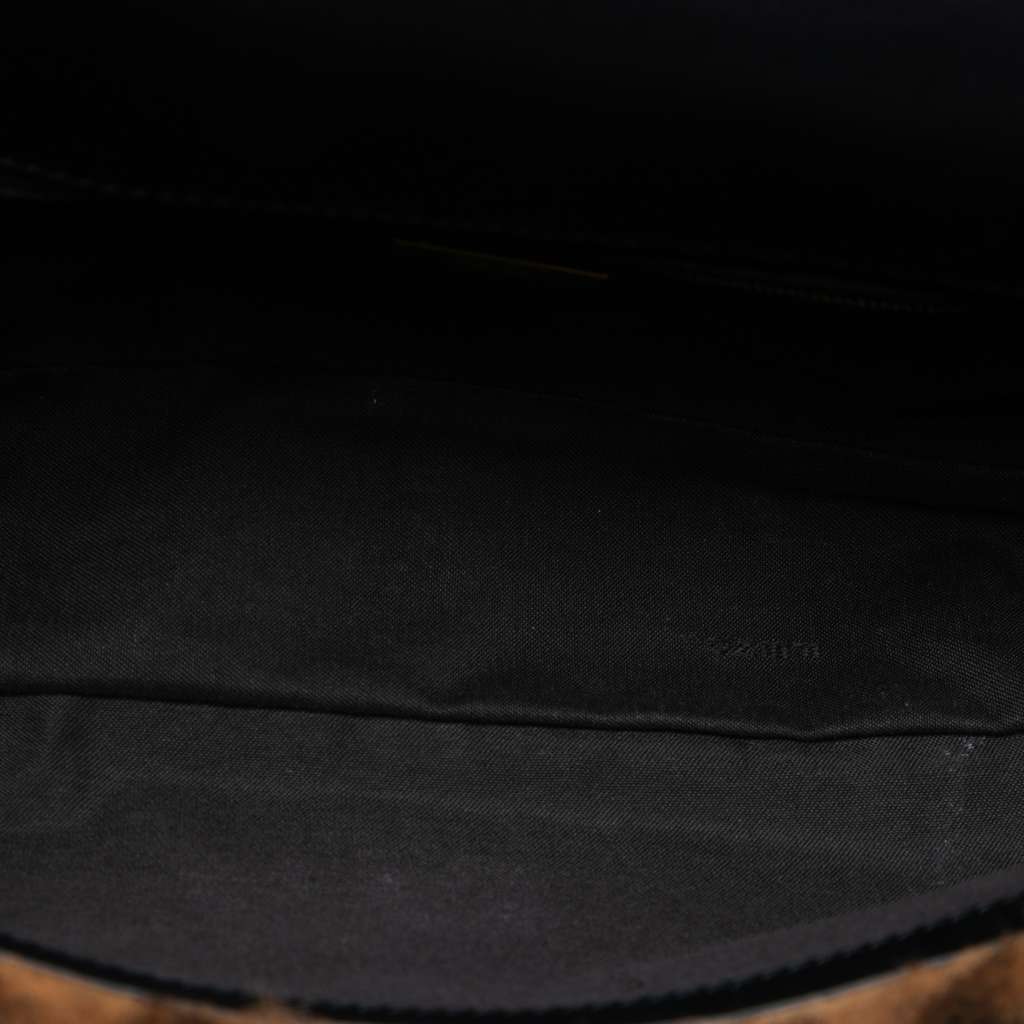 Fendi Medium Zucca Shearling Baguette Satchel - 4