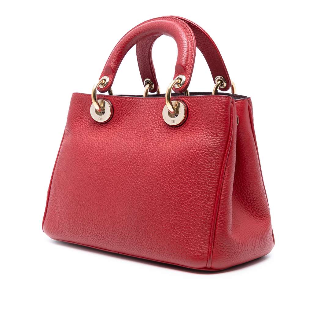 Dior Mini Leather Diorissimo Satchel - 2