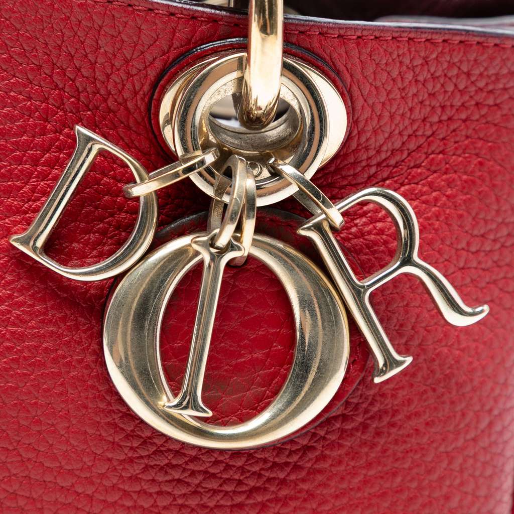 Dior Mini Leather Diorissimo Satchel - 5