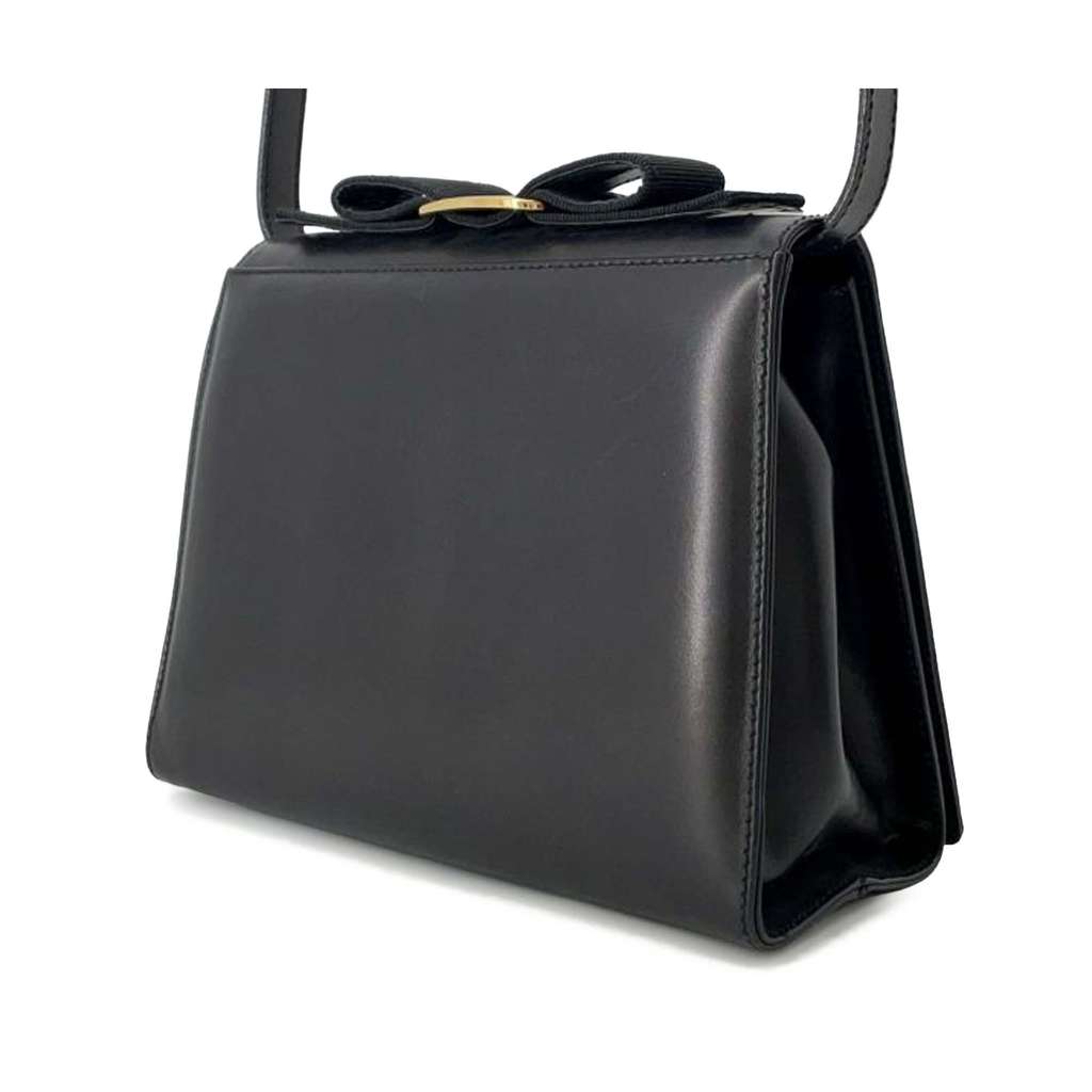 Salvatore Ferragamo Leather Vara Bow Ribbon Crossbody - 2