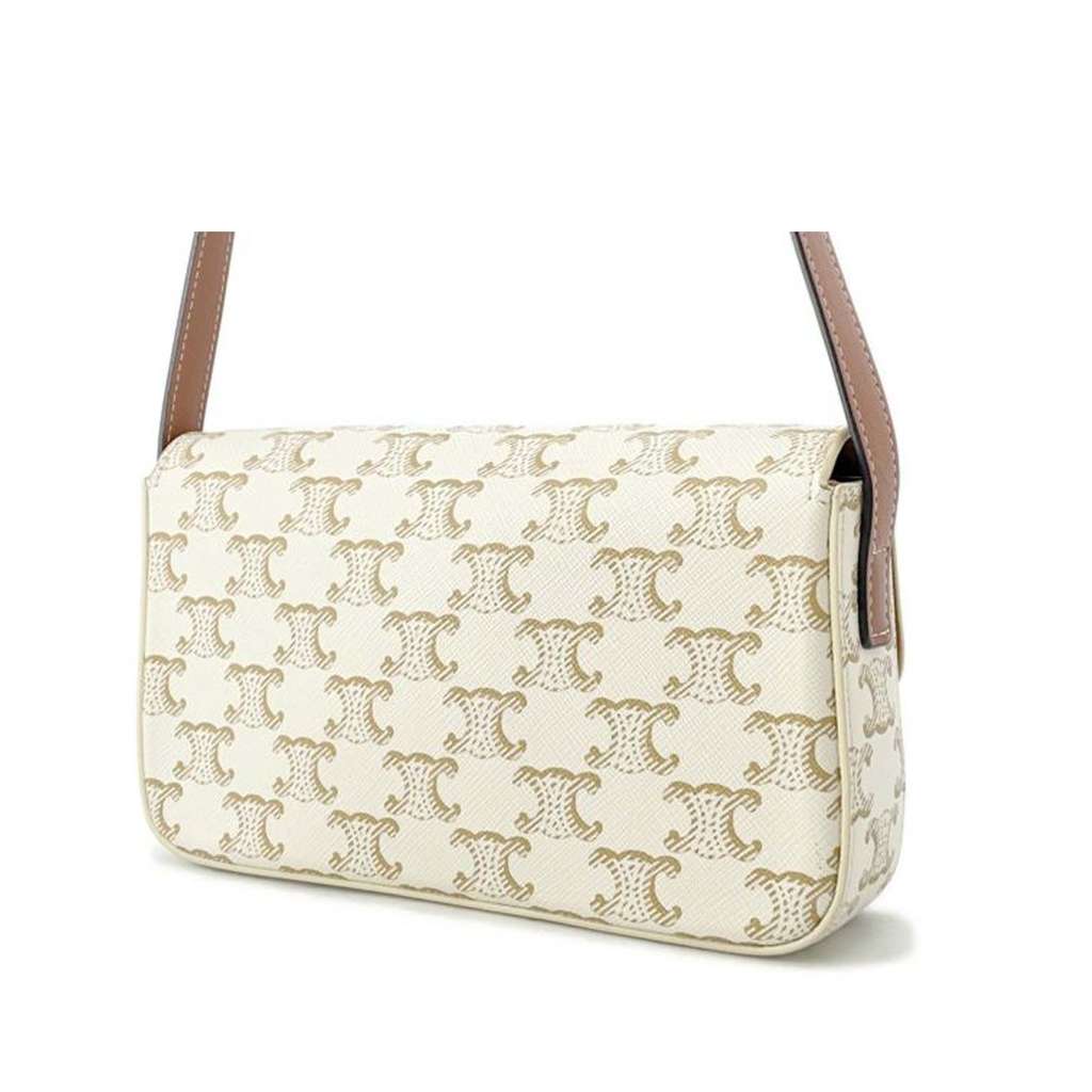 Celine Triomphe Coated Canvas Claude Shoulder Bag - 2