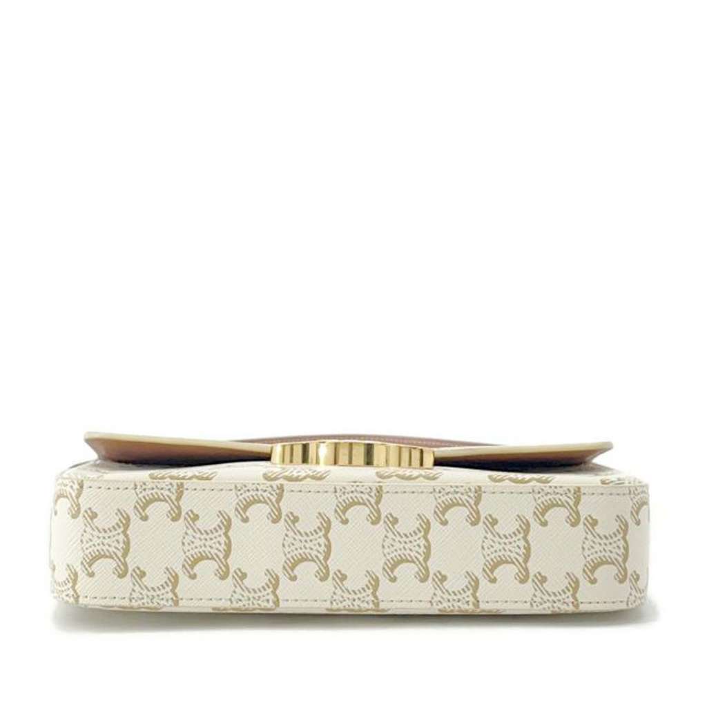 Celine Triomphe Coated Canvas Claude Shoulder Bag - 3