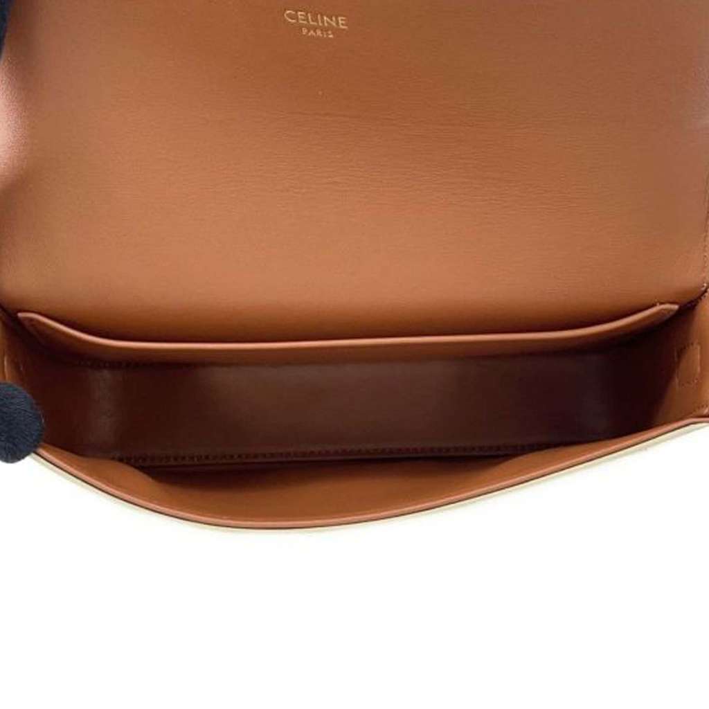 Celine Triomphe Coated Canvas Claude Shoulder Bag - 4