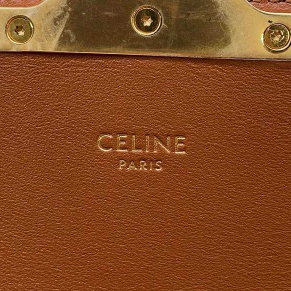 Celine Triomphe Coated Canvas Claude Shoulder Bag - 5