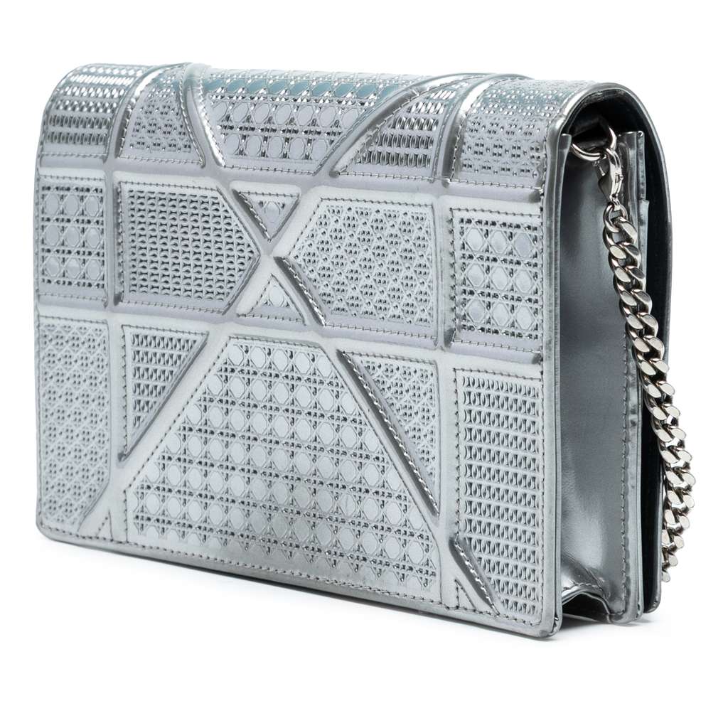 Dior Baby Patent Microcannage Diorama Crossbody - 2