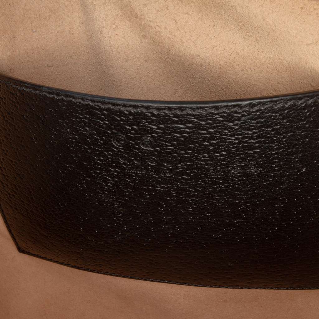 Gucci Small Leather Web Ophidia Satchel - 5