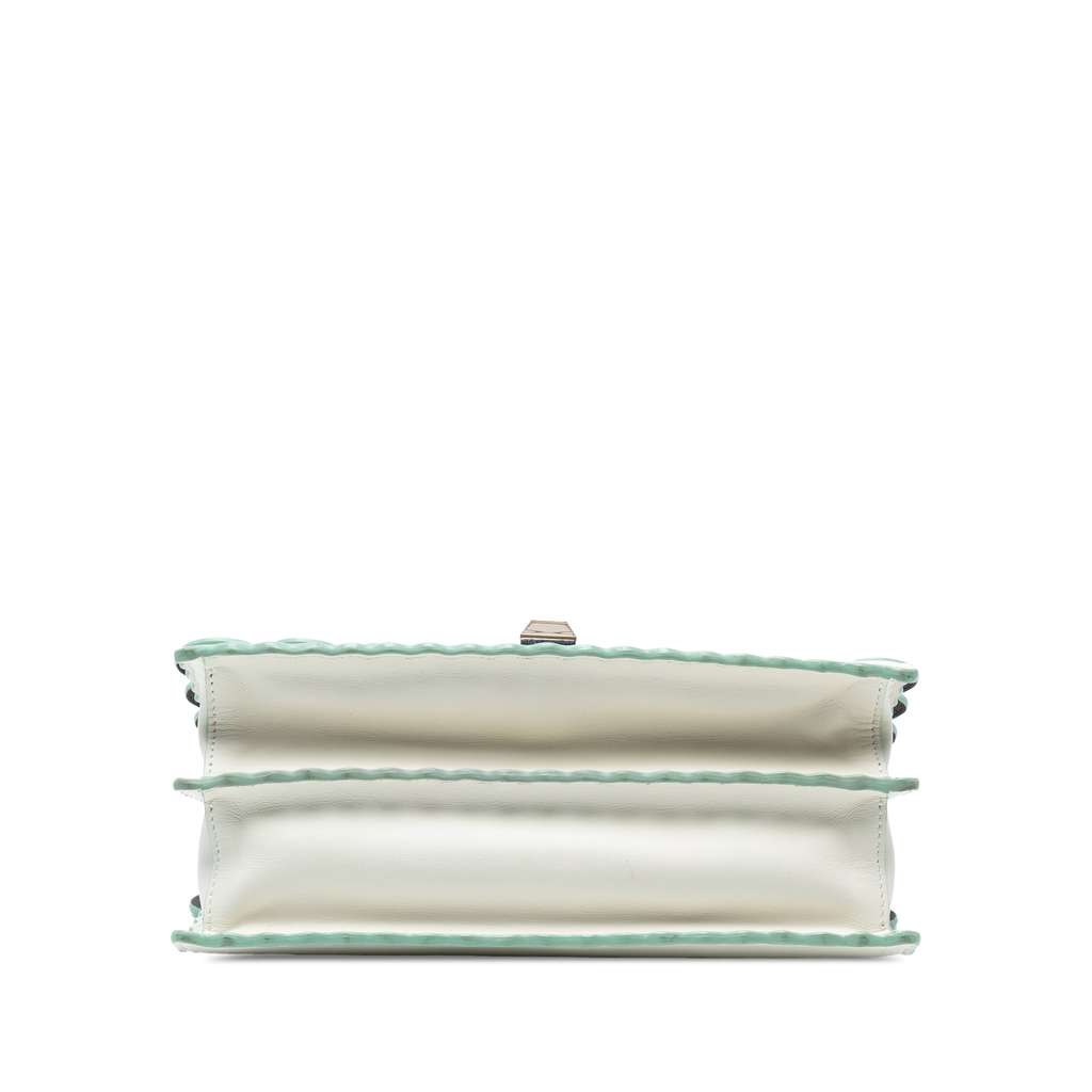 Fendi Medium Scalloped Leather Studded Kan I Satchel - 3