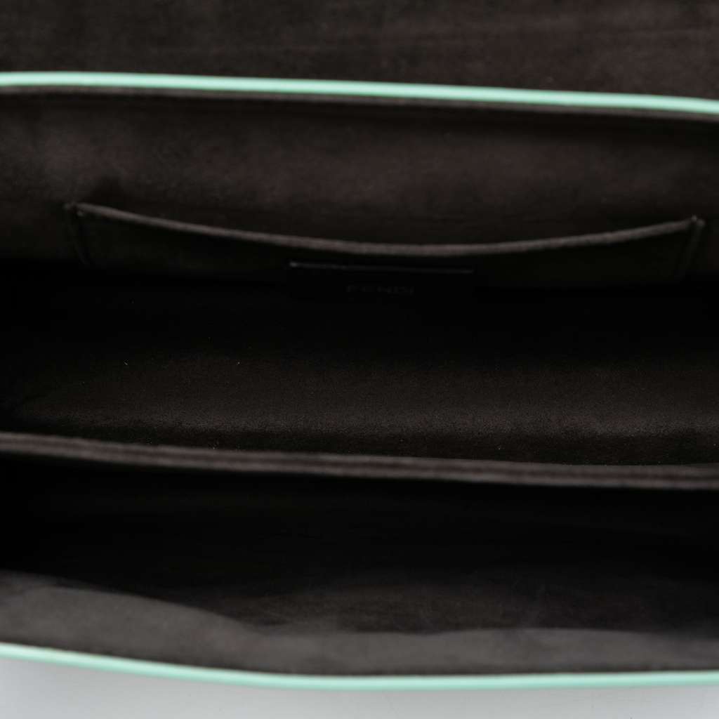 Fendi Medium Scalloped Leather Studded Kan I Satchel - 4