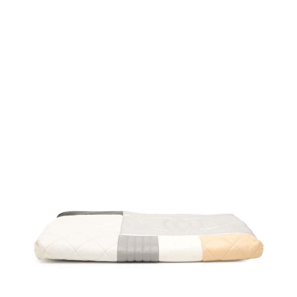 Chanel Medium Lambskin Colorblock Patchwork O Case - 3