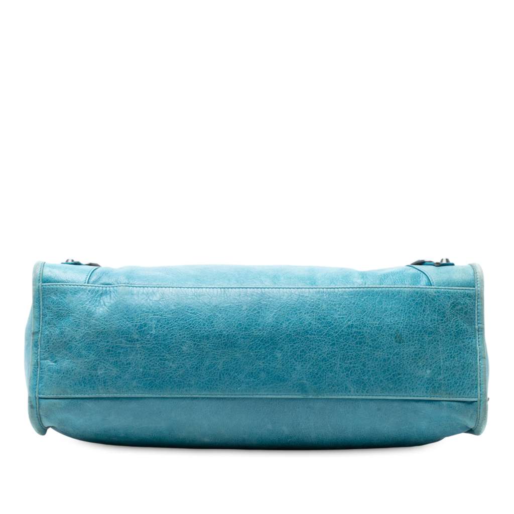 Balenciaga Lambskin Motocross Classic City Satchel - 3