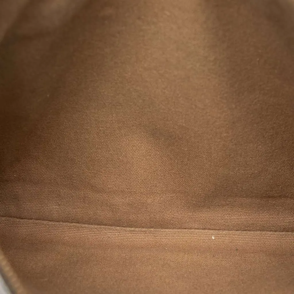 Louis Vuitton Utah Sac Plat Messenger Brown Leather Very good - Model View