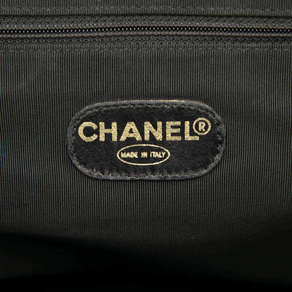 Chanel Caviar Logo Chain Tote - 5