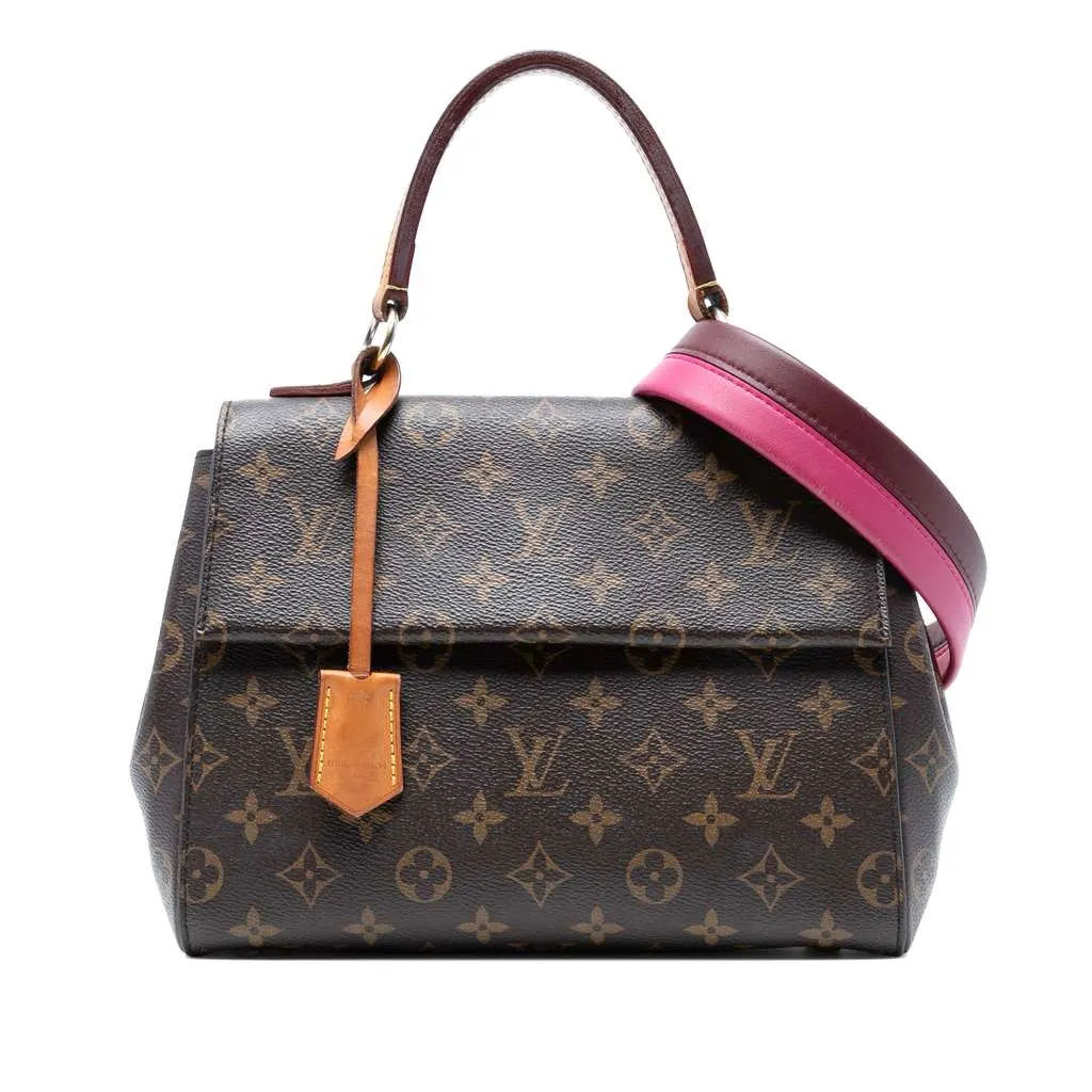 Louis Vuitton Monogram Cluny BB Brown Good - Front View