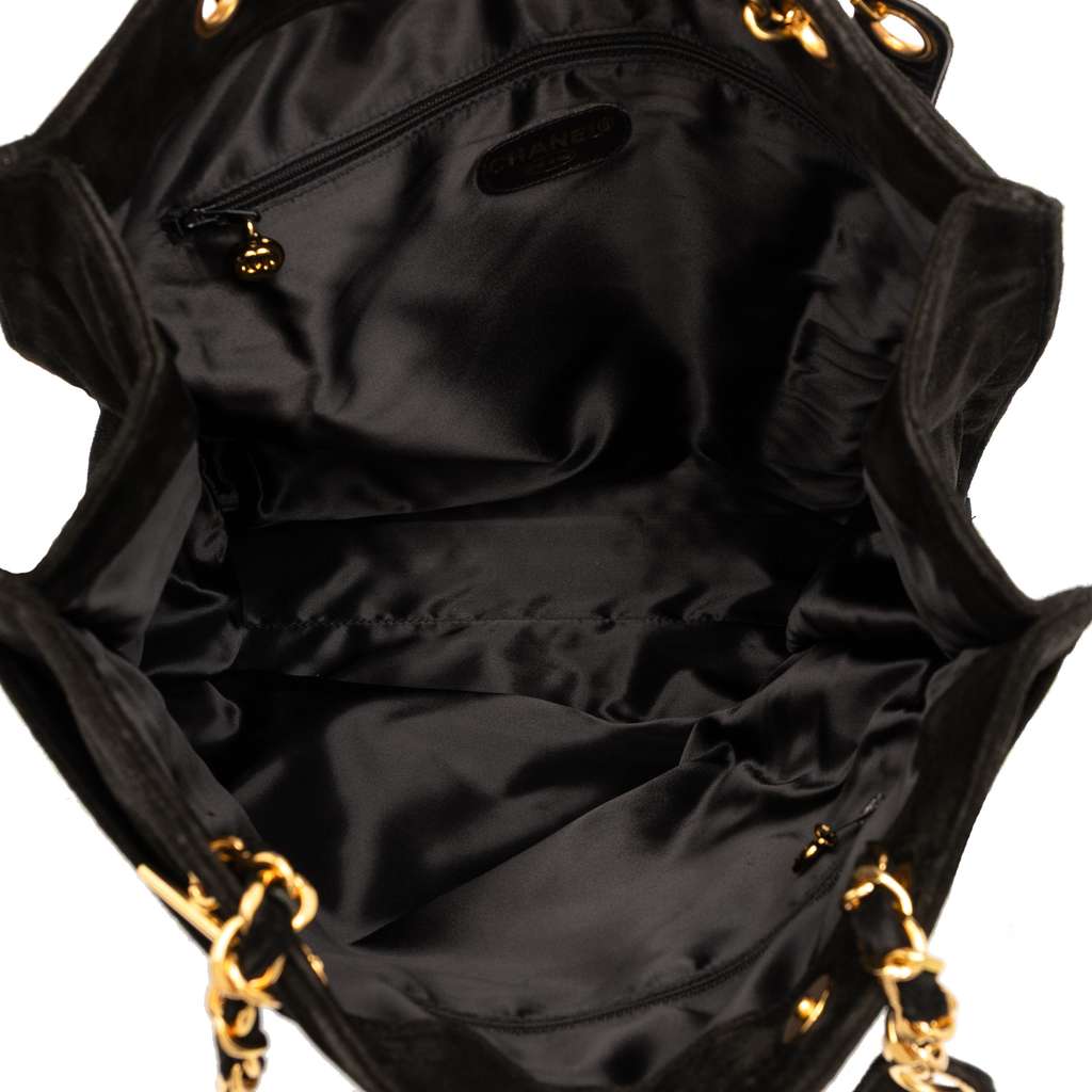 Chanel CC Suede Tote - 4