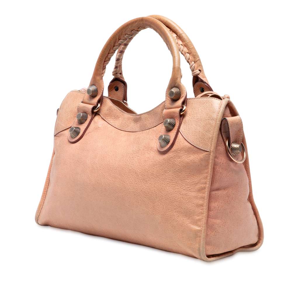 Balenciaga Lambskin Motocross Giant 21 Classic City Satchel - 2