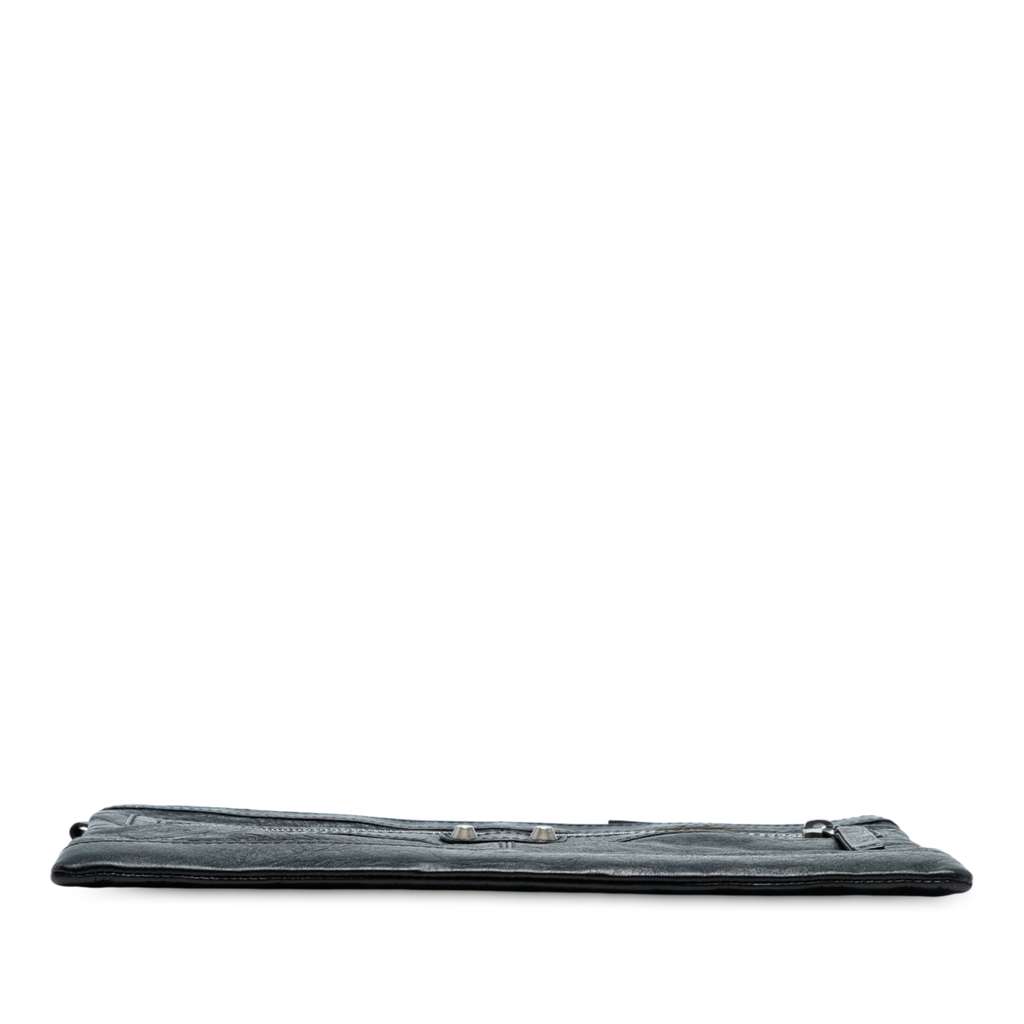 Balenciaga Lambskin Motocross Classic Clip M Clutch - 3