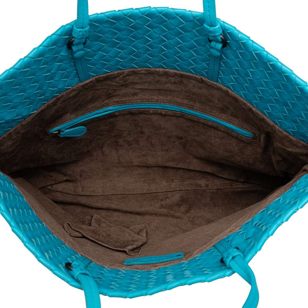 Bottega Veneta Nappa Intrecciato Fold Over Tote - 4