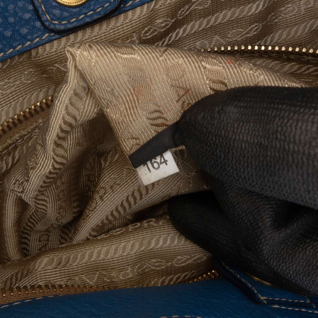 Prada Vitello Daino Side Zip Shopper Tote - 5