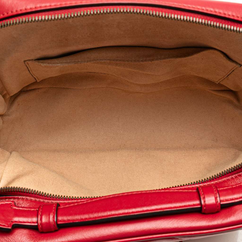 Gucci Small GG Marmont Matelasse Leather Sylvie Top Handle Satchel - 4