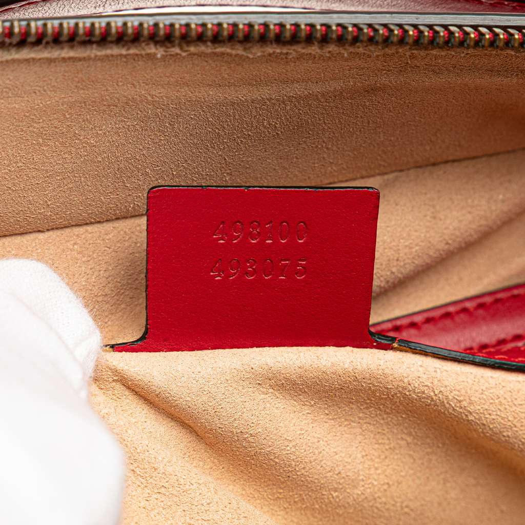 Gucci Small GG Marmont Matelasse Leather Sylvie Top Handle Satchel - 5