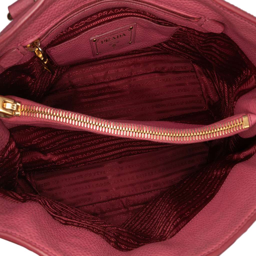 Prada Vitello Daino Open Convertible Tote - 4