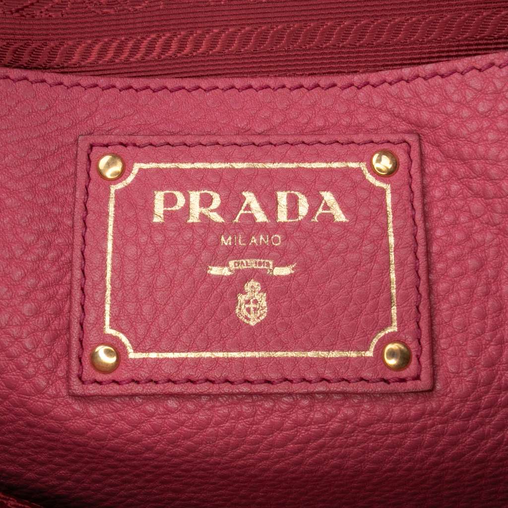Prada Vitello Daino Open Convertible Tote - 5