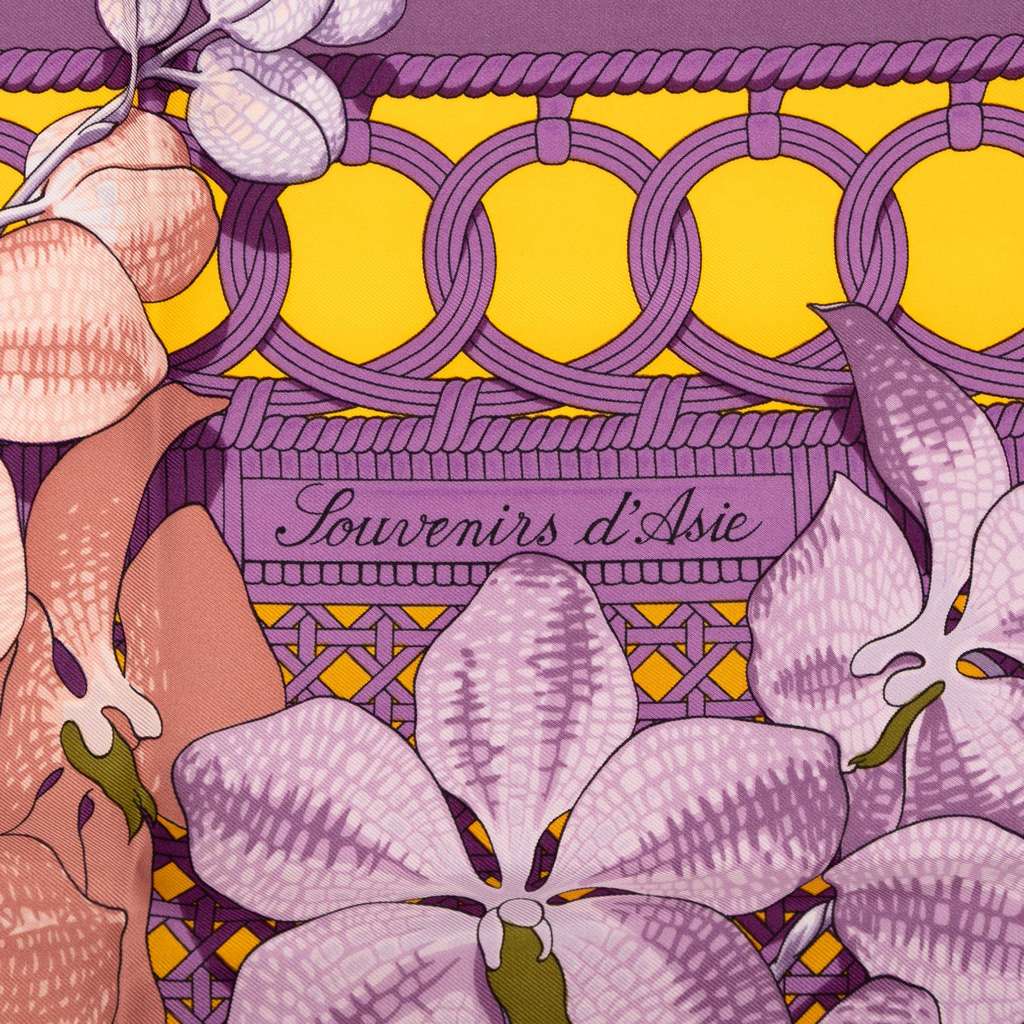 Hermès Souvenirs d Asie Silk Scarf - 3
