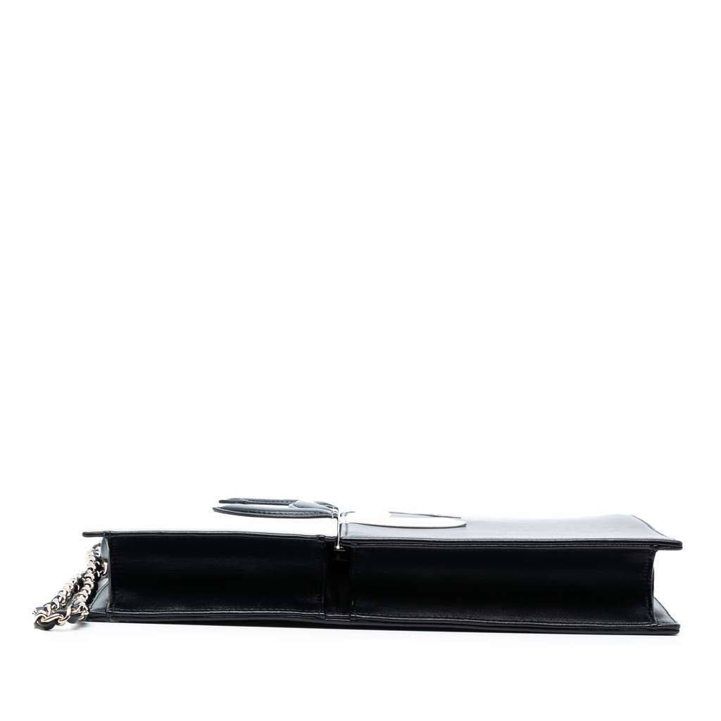 Chanel CC Lambskin Split Clutch with Chain - 3