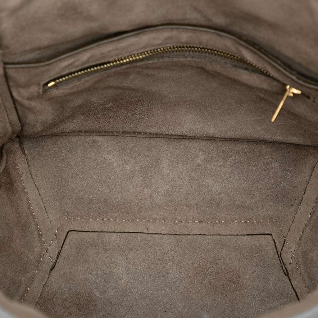 Celine Small Soft Grained Calfskin Seau Sangle Bucket Bag - 4