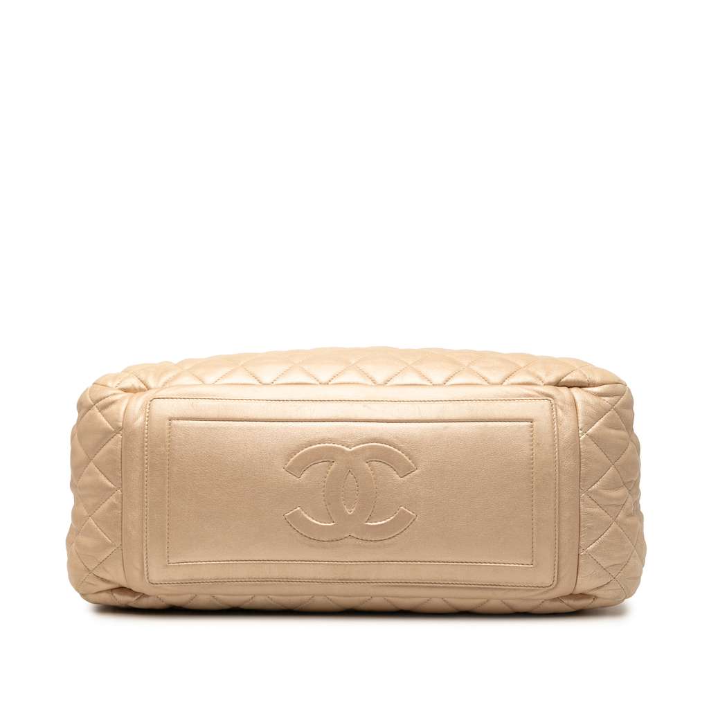 Chanel Quilted Lambskin Coco Cocoon Bowler Bag - 3