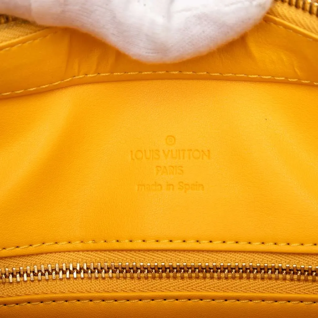 Louis Vuitton Monogram Vernis Houston Yellow Leather Good - Box View
