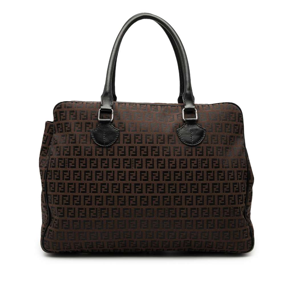 Fendi Zucchino Canvas Business Bag