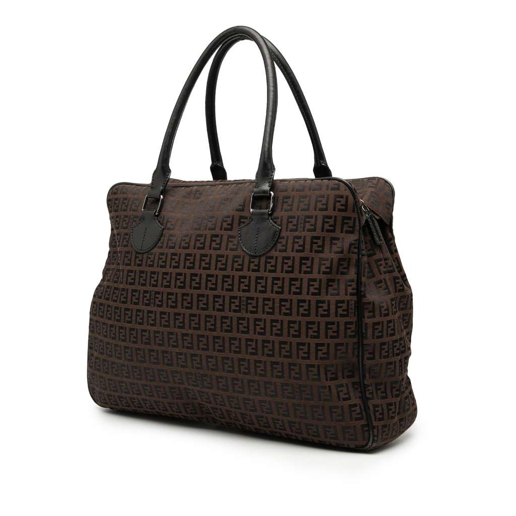 Fendi Zucchino Canvas Business Bag - 2