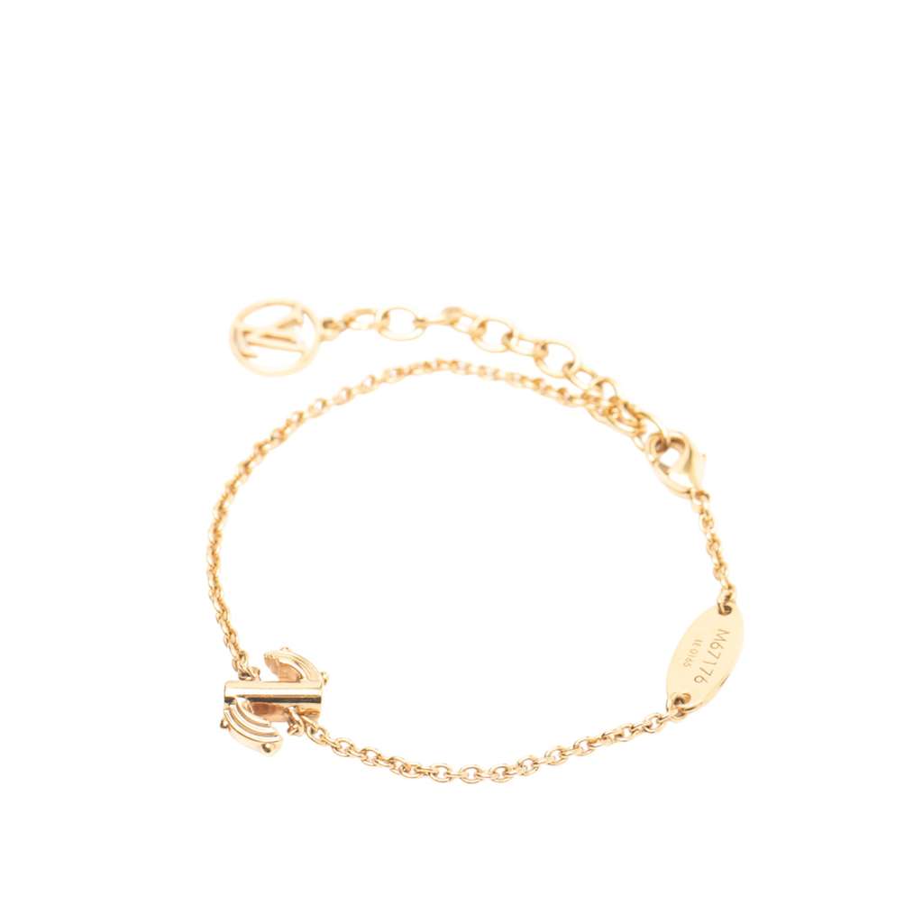 Louis Vuitton Gold Plated Brass LV & Me S Bracelet - 2