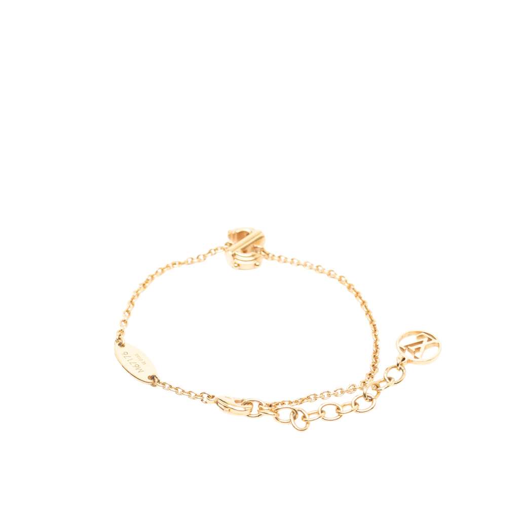 Louis Vuitton Gold Plated Brass LV & Me S Bracelet - 3