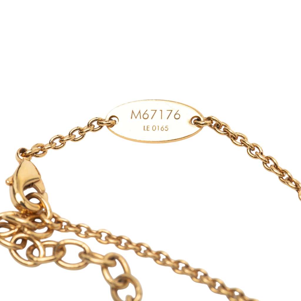 Louis Vuitton Gold Plated Brass LV & Me S Bracelet - 5
