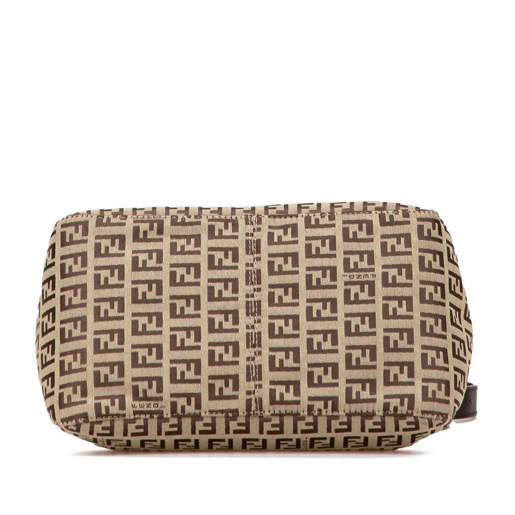 Fendi Zucchino Canvas Double Flap Mamma - 3