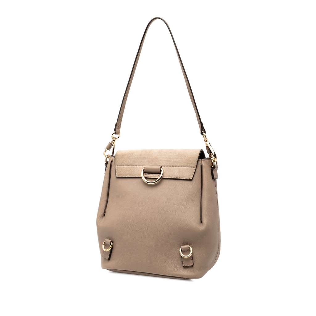 Chloé Medium Calfskin and Suede Faye Backpack - 2