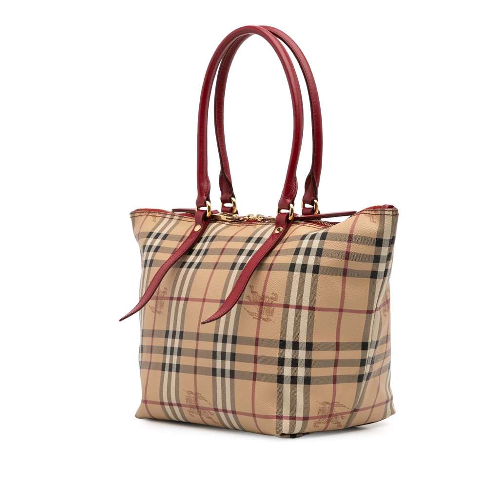 Burberry Small Haymarket Check Coated Canvas Salisbury Tote - 2