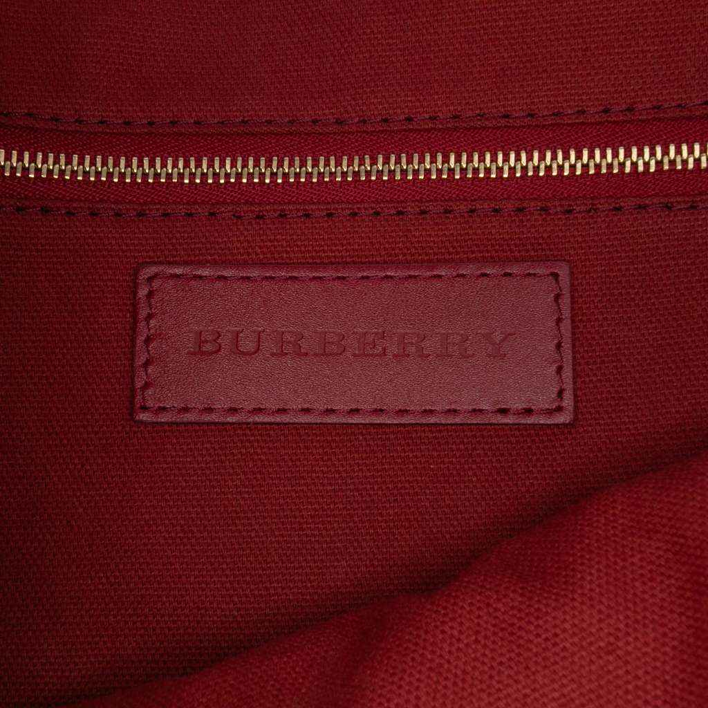 Burberry Small Haymarket Check Coated Canvas Salisbury Tote - 5