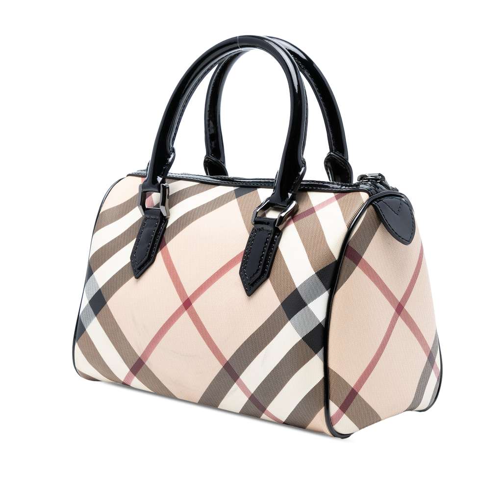 Burberry Supernova Check Canvas Chester Boston Bag - 2