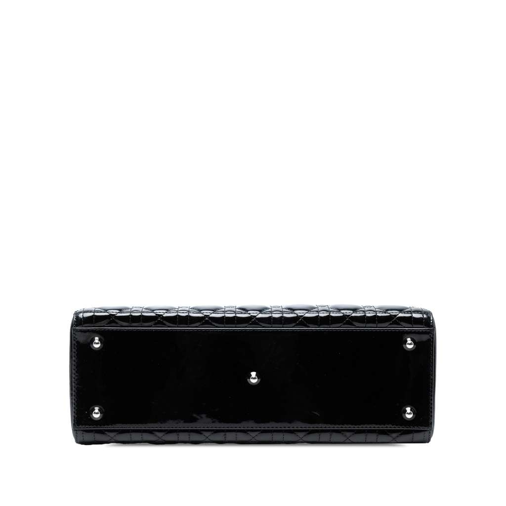 Dior Large Patent Cannage Lady Dior - 3