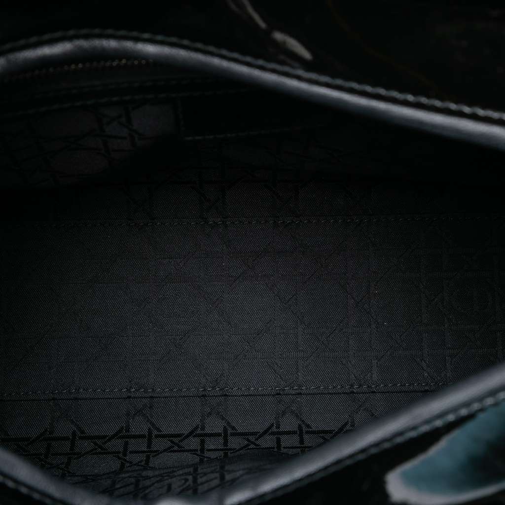 Dior Large Patent Cannage Lady Dior - 4